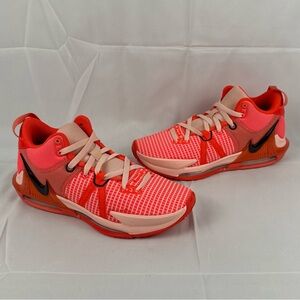 2022 Nike LeBron Witness 7 Bright Crimson DM1123-600 Men’s Size 9.5 Basketball